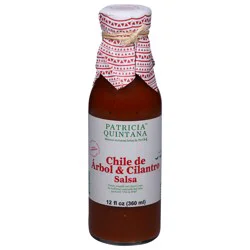 Patricia Quintana Extremely Hot Chile de Arbol & Cilantro Salsa 12 fl oz