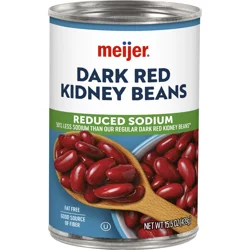 Meijer Reduced Sodium Dark Red Kidney Beans