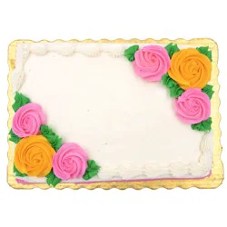 Weis Platter Creations 1/4 Pre Decorated Sheet Cake