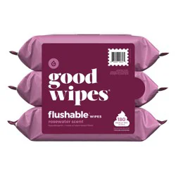 Goodwipes Rosewater Extra-Large Wipes 150 Each