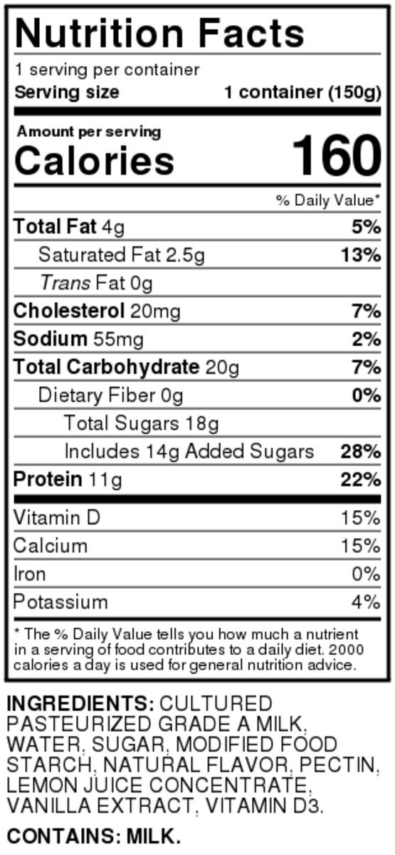 slide 2 of 3, Food Club Toasted Coconut Vanilla Blended Greek Whole Milk Yogurt, 5.3 oz