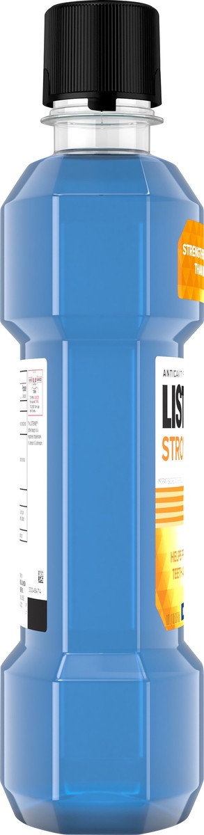 slide 3 of 7, Listerine Strong Teeth Anticavity Fluoride Mouthwash with Sodium Fluoride, Teeth Strengthening Mouthwash to Help Prevent Dental Cavities & Freshen Bad Breath, Mint Shield Flavor, 1 L, 1 liter