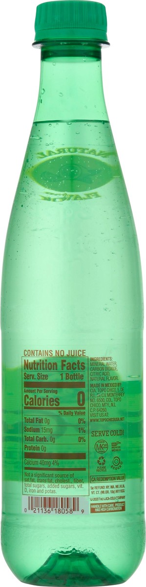 slide 9 of 13, Topo Chico Carbonated Twist of Lime Mineral Water - 15.5 oz, 15.5 oz