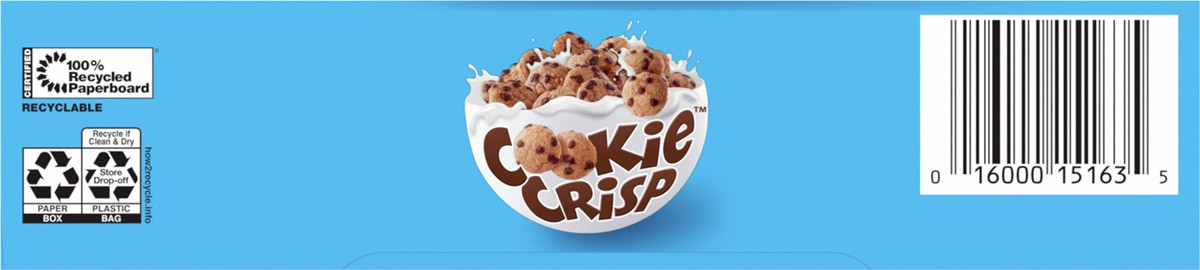 slide 2 of 9, Cookie Crisp Breakfast Cereal, Chocolate Chip Cookie Taste, Made With Whole Grain, 10.6 oz, 10.6 oz
