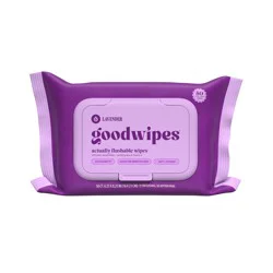 Goodwipes XL Flushable Wipes - Lavender 1pk, 50 Count