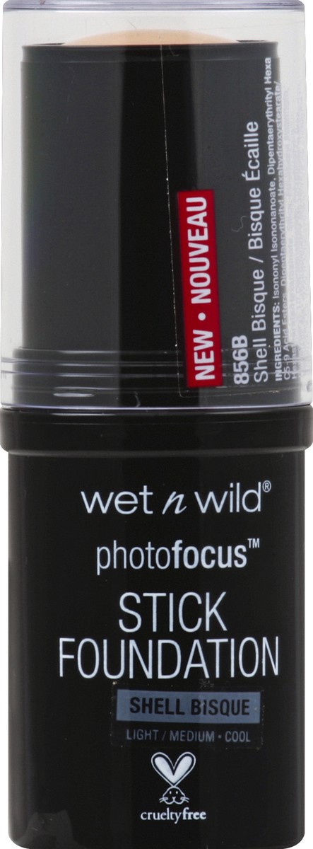 slide 6 of 7, wet n wild Wet & Wild Shell Beige Foundatn Focus Stick, 0.42 oz