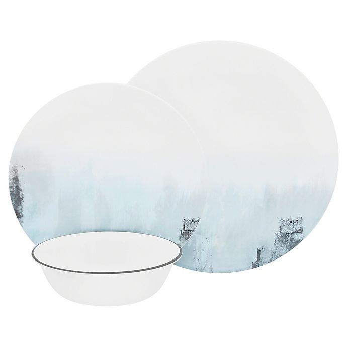 slide 1 of 1, Corelle Tranquil Reflection Dinnerware Set, 12 ct