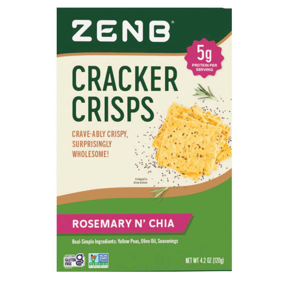slide 1 of 1, Zen B Cracker Rosemary N Chia 4.2 Ounces, 4.2 oz