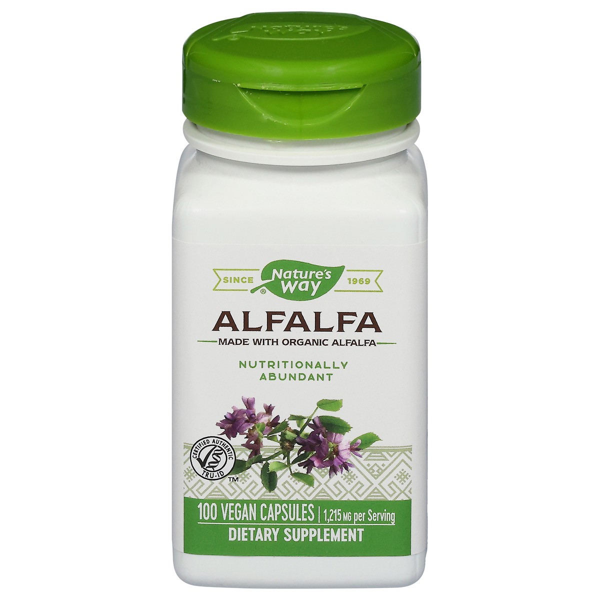 slide 1 of 4, Nature's Way 1215 mg Alfalfa 100 Vegan Capsules, 1000 ct