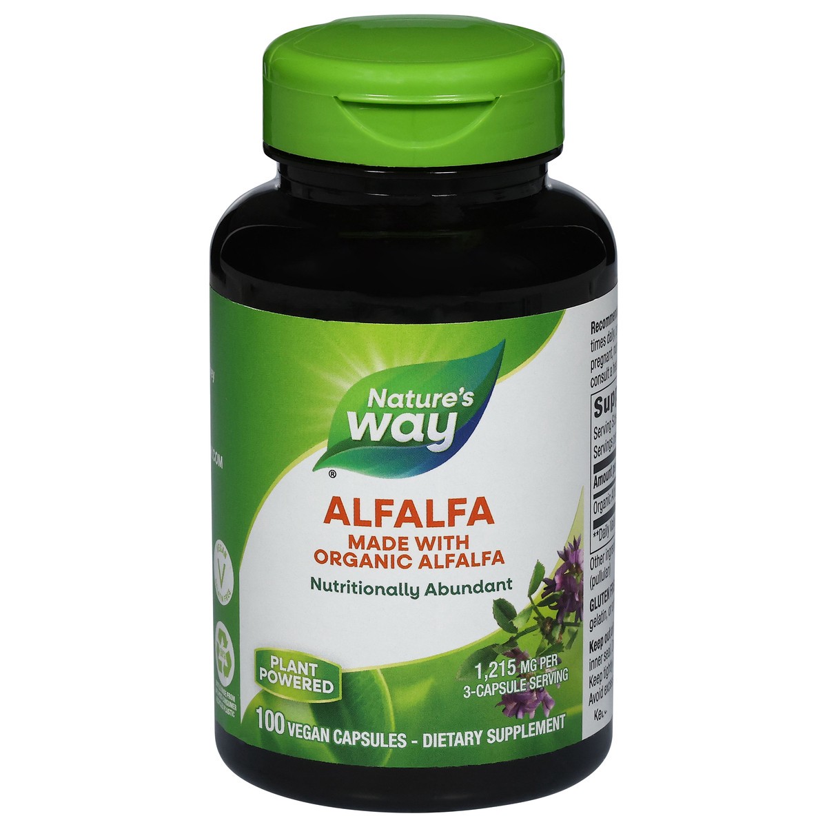 slide 1 of 4, Nature's Way 1215 mcg Alfalfa 100 Vegan Capsules, 1000 ct