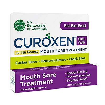 slide 1 of 1, CUROXEN Oral Care Mouth Sore Treatment, 0.42 oz