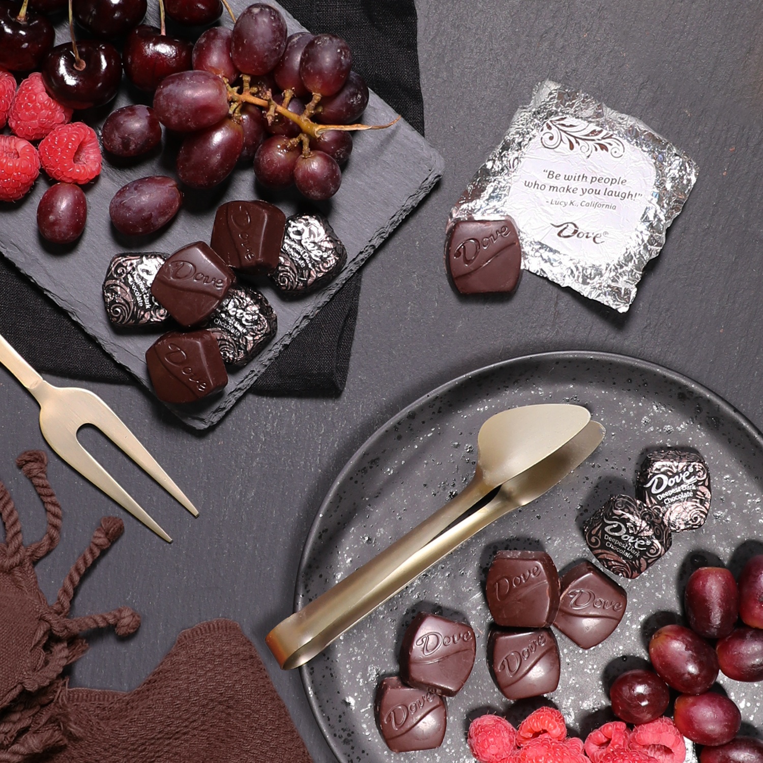 slide 6 of 7, DOVE PROMISES Deepest Dark Chocolatedy 82% Cacao, 7.23 oz