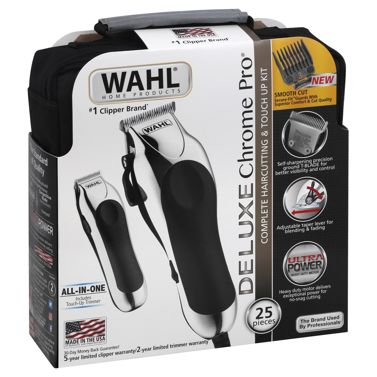 slide 2 of 9, Wahl Deluxe Chrome Pro Complete Clipper Kit, 1 ct