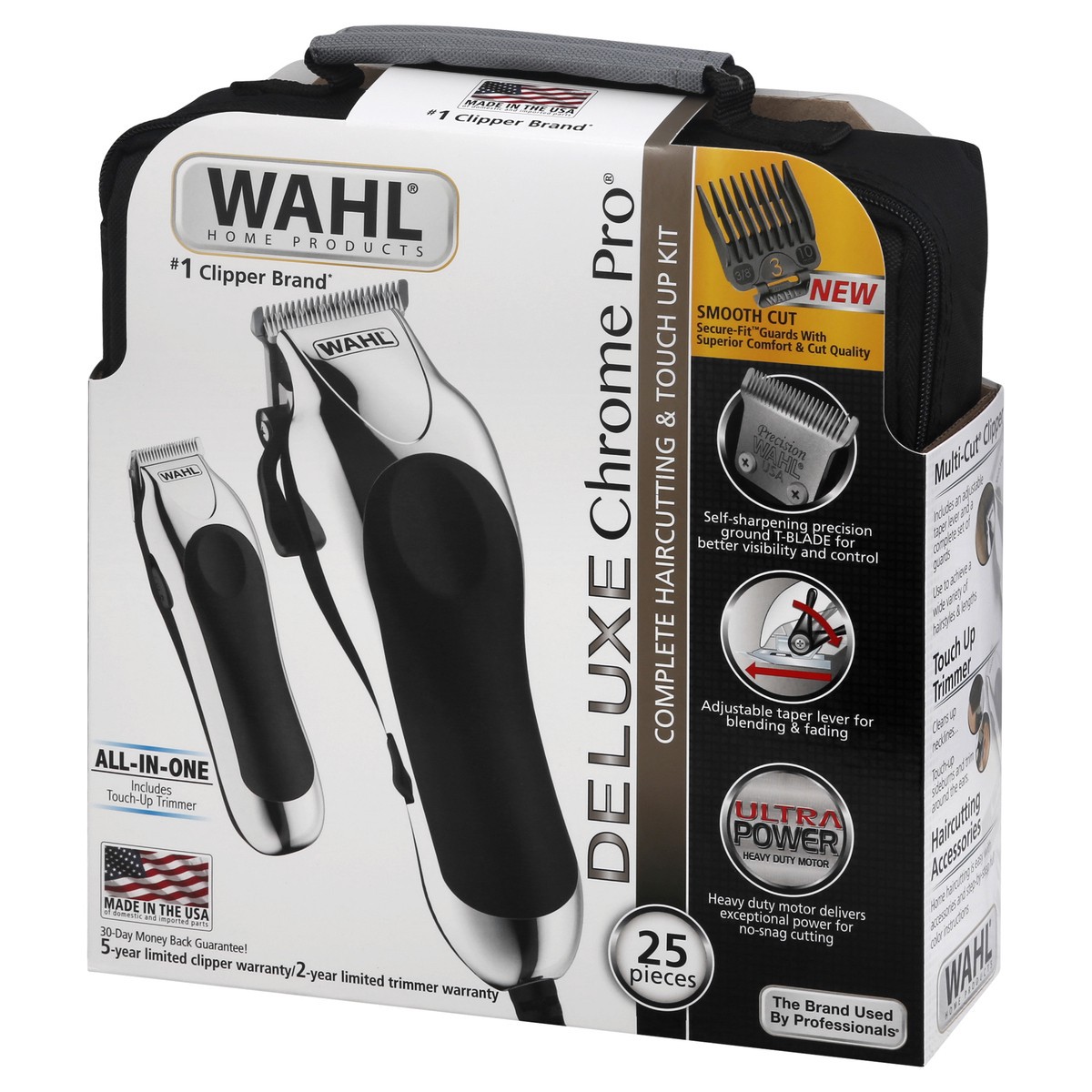 slide 3 of 9, Wahl Deluxe Chrome Pro Complete Clipper Kit, 1 ct