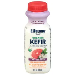 Lifeway Organic Lactose Free Grapefruit Elderflower Kefir 8 fl oz