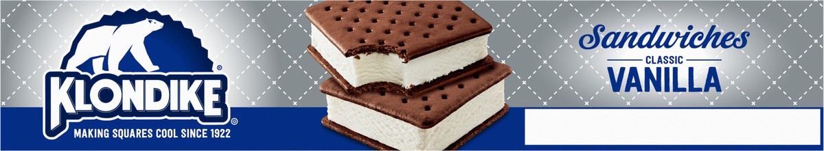 slide 6 of 9, Klondike Ice Cream Sandwiches Vanilla, 4.23 fl oz, 6 Count , 4.23 fl oz