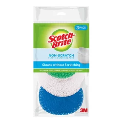 Scotch-Brite Plastic Scrubber Pad Without Handle - 3 ct