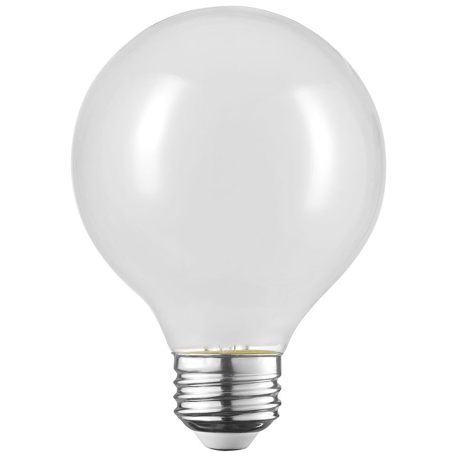 slide 1 of 1, GLOBE 40W Frosted LED Light Bulb, 1 ct