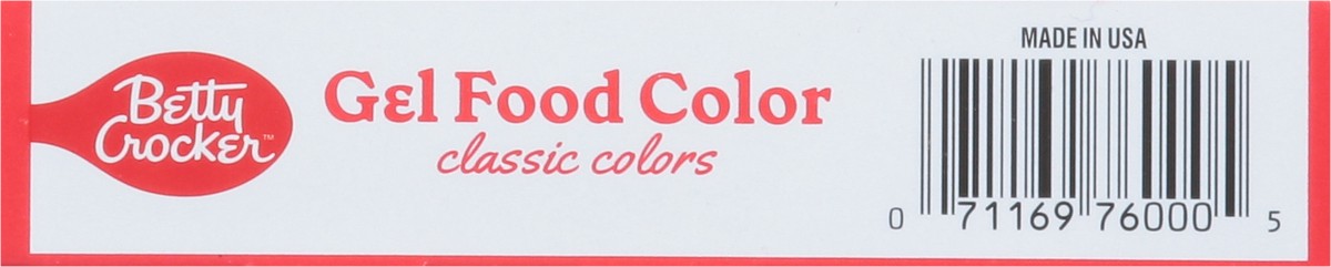 slide 4 of 9, Betty Crocker Classic Gel Food Colors, 4 ct; 2.7 oz