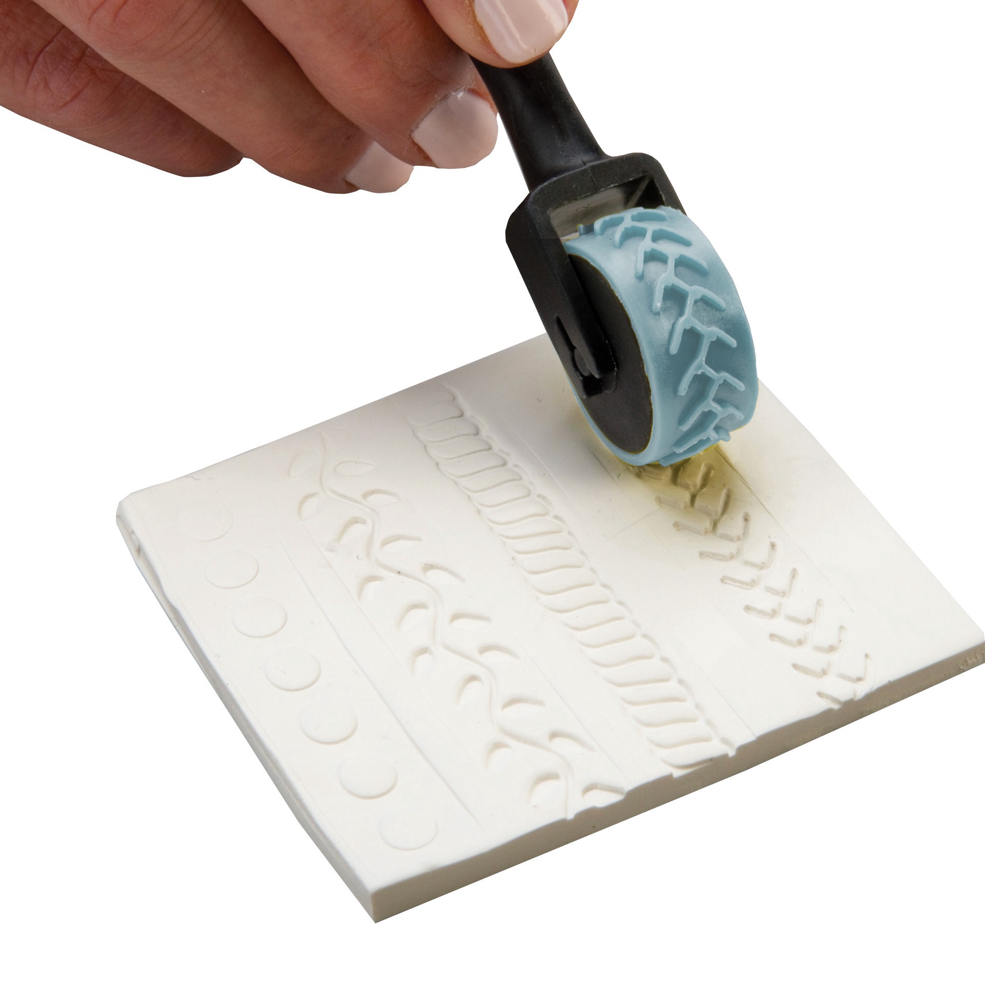 slide 3 of 3, Sculpey Texture Wheel, 4 texture wheels