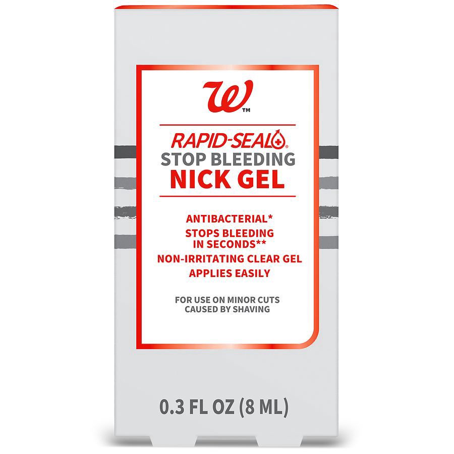 slide 1 of 3, Walgreens Stop Bleeding Nick Gel, 0.3 fl oz