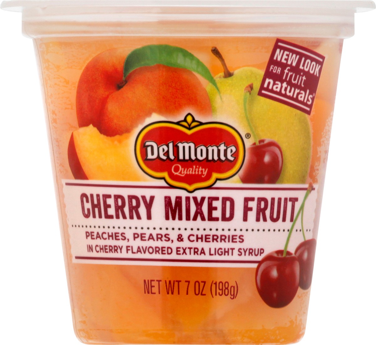 slide 6 of 12, Del Monte Cherry Mixed Fruit Cup Snacks, 7 oz Cup, 7 oz