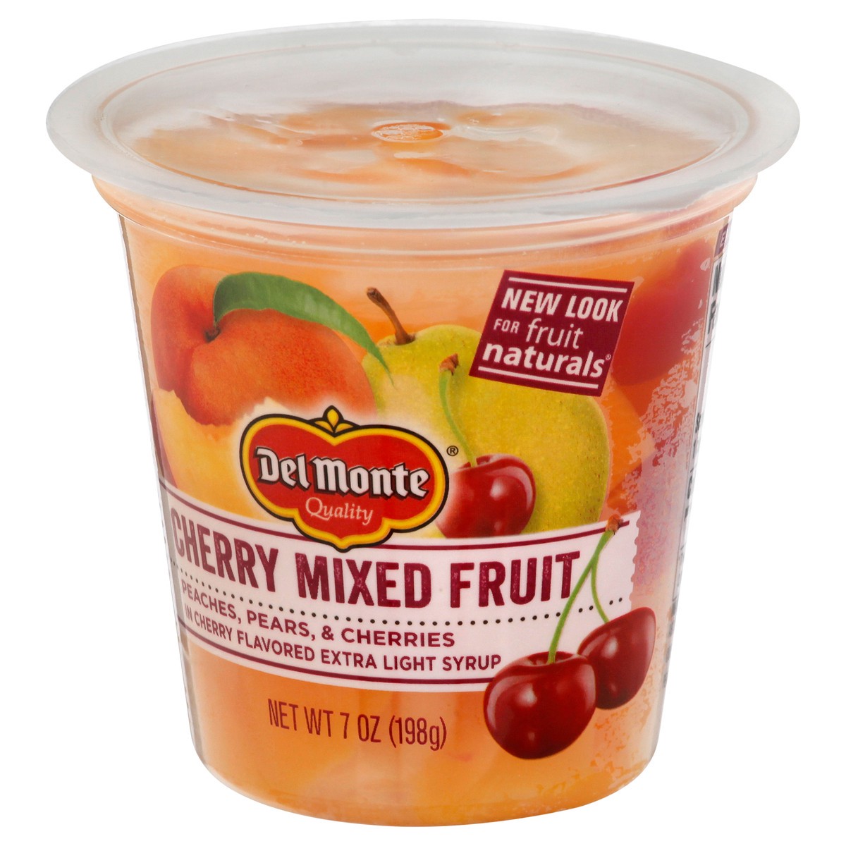 slide 2 of 12, Del Monte Cherry Mixed Fruit Cup Snacks, 7 oz Cup, 7 oz