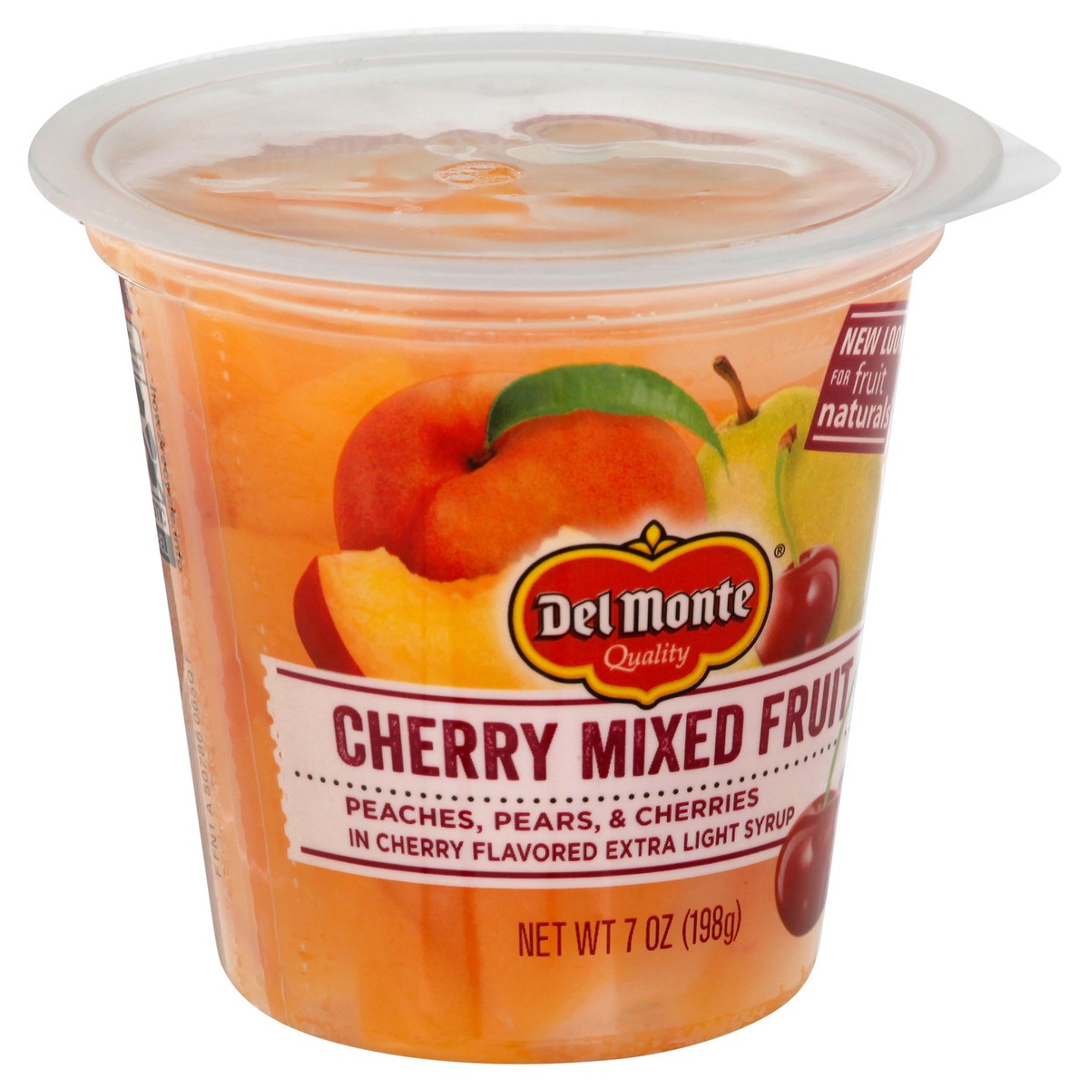 slide 9 of 12, Del Monte Cherry Mixed Fruit Cup Snacks, 7 oz Cup, 7 oz