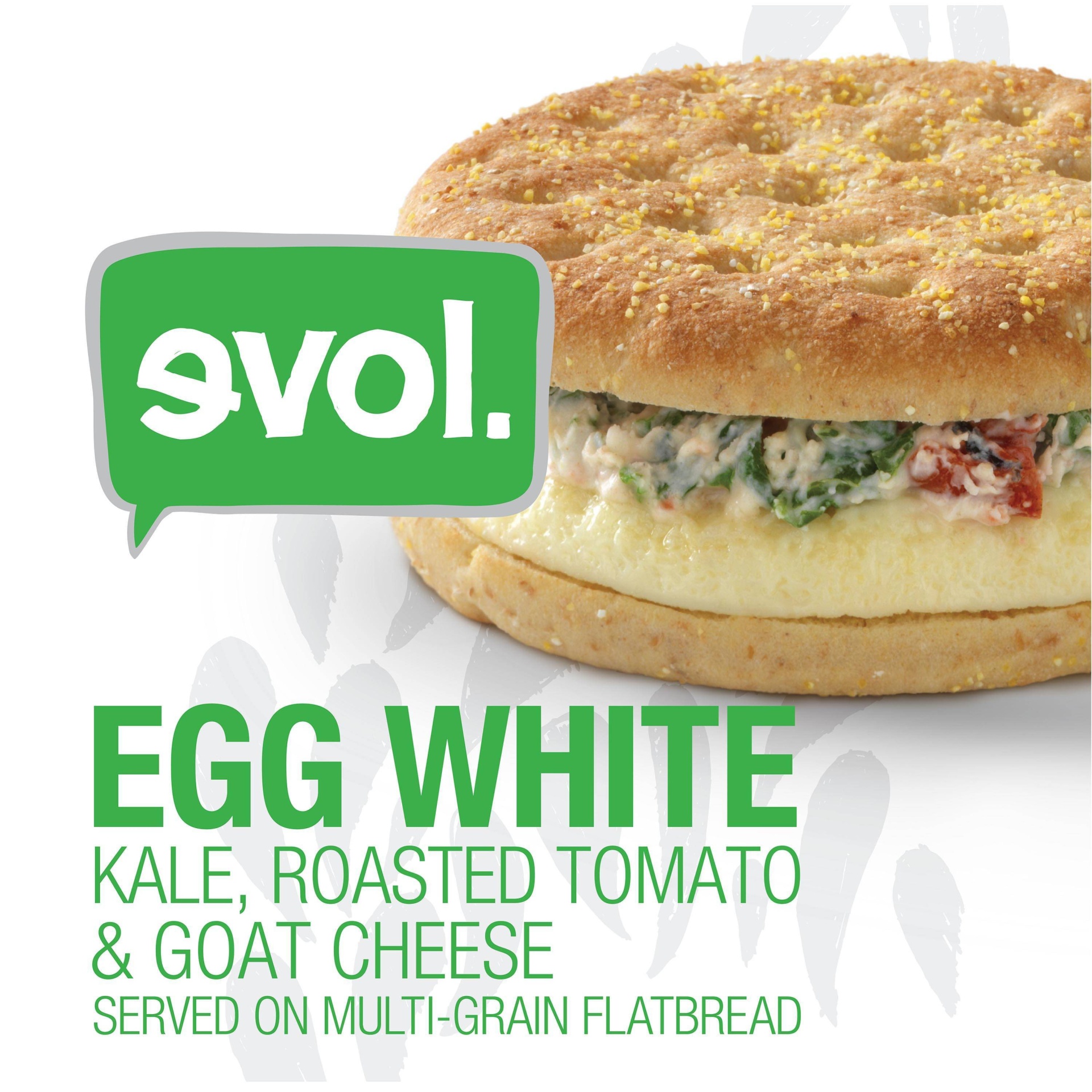 slide 1 of 1, Evol Lean Fit Egg White Flatbread Sandwich, 3.63 oz