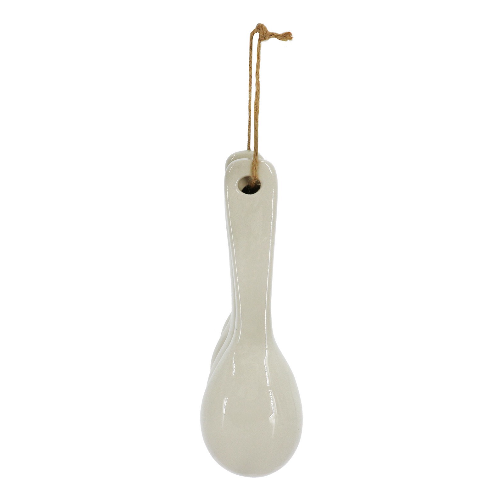 slide 5 of 5, Gingerbread Ceramic Measuring Spoon Set By Ashland, null