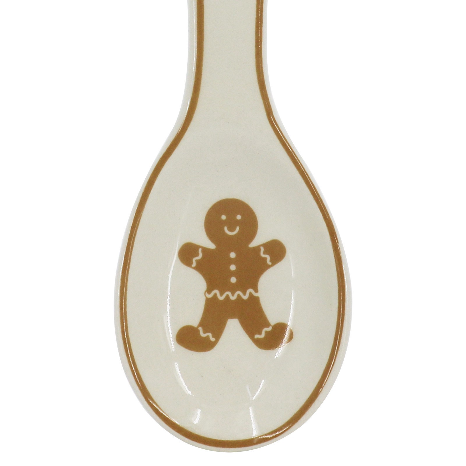 slide 4 of 5, Gingerbread Ceramic Measuring Spoon Set By Ashland, null