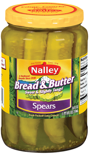 slide 1 of 1, Nalley Bread And Btr Spears, 24 oz