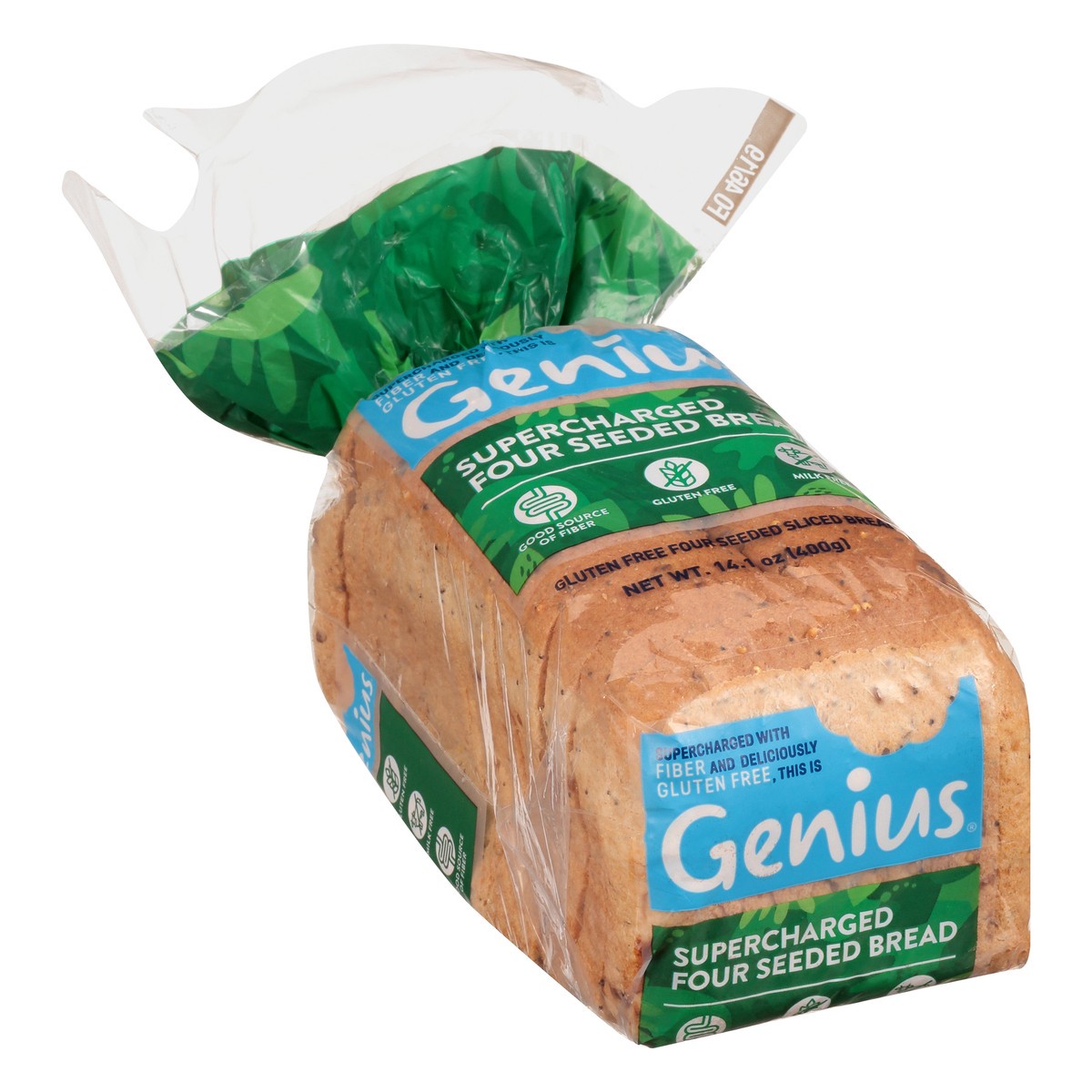 slide 8 of 9, Genius Gluten Free Multi Seeded Bread, 14.1 oz