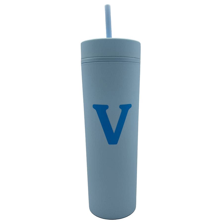 slide 1 of 1, Modern Expressions Monogram Tumbler (V), 1 ct
