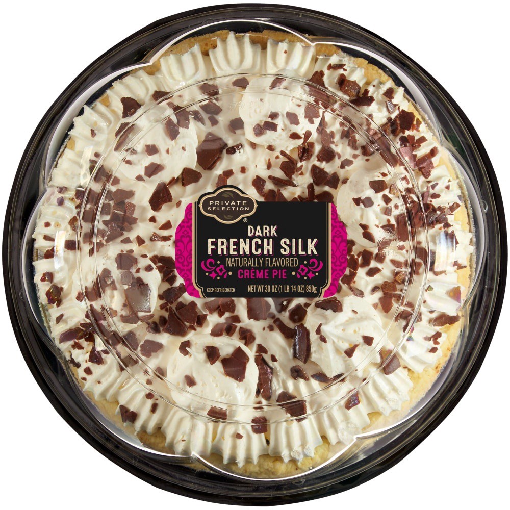 slide 2 of 2, Private Selection Dark French Silk Creme Pie, 30 oz