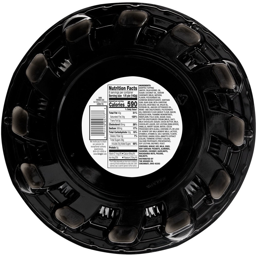 slide 2 of 3, Private Selection Dark French Silk Creme Pie, 30 oz