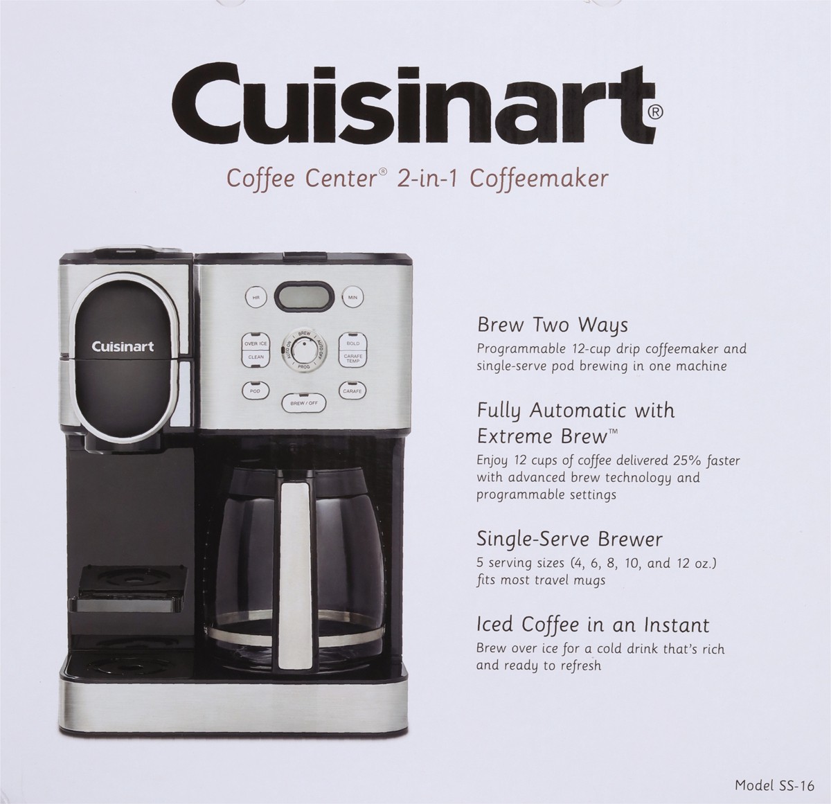 slide 3 of 12, Cuisinart 2-in-1 Coffeemaker 1 ea, 1 ct