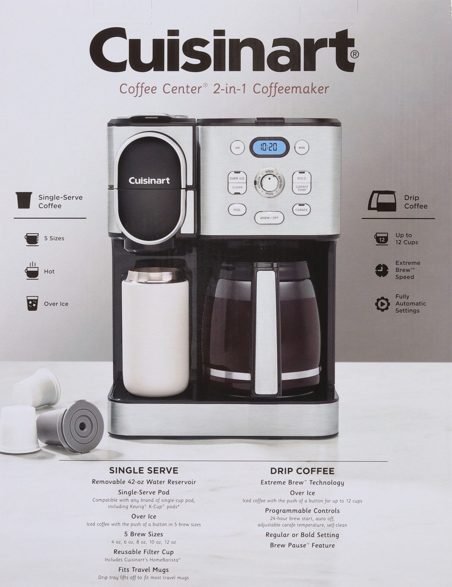 slide 2 of 12, Cuisinart 2-in-1 Coffeemaker 1 ea, 1 ct