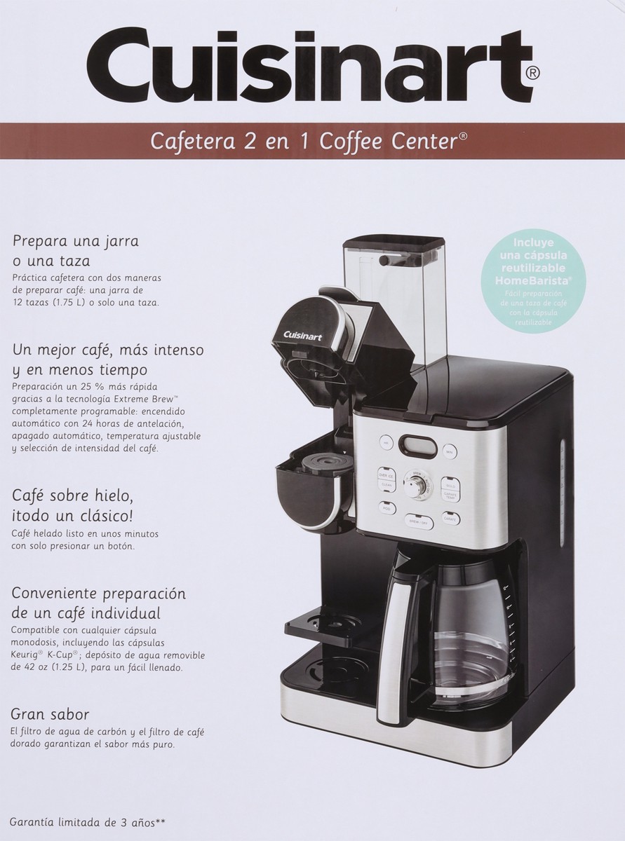 slide 12 of 12, Cuisinart 2-in-1 Coffeemaker 1 ea, 1 ct