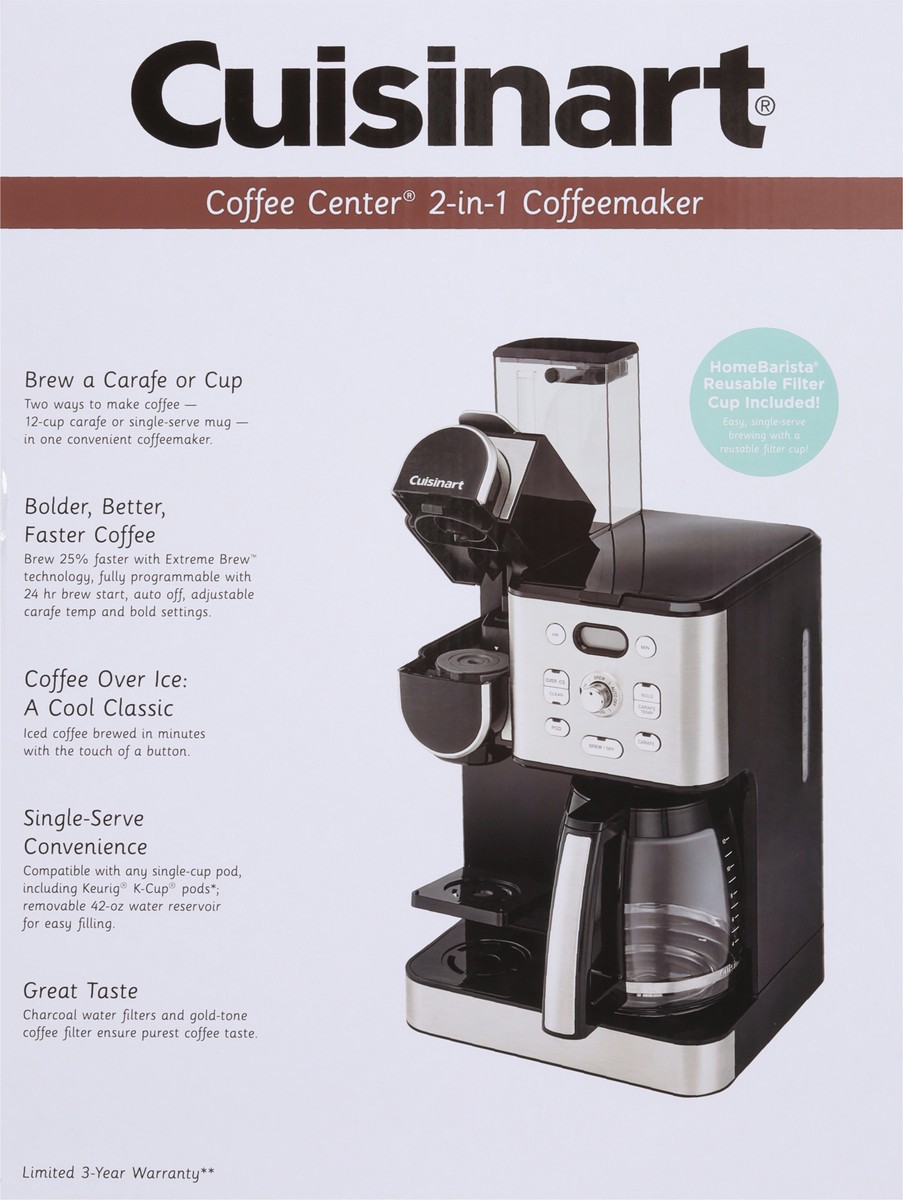 slide 5 of 12, Cuisinart 2-in-1 Coffeemaker 1 ea, 1 ct