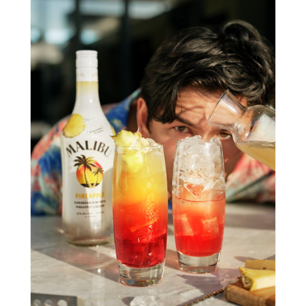 slide 10 of 10, Malibu Caribbean Rum with Pineapple Flavored Liqueur 750mL, 42 Proof, 750 ml