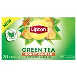 Lipton LPT Honey Ginger Green Tea 6 20ct