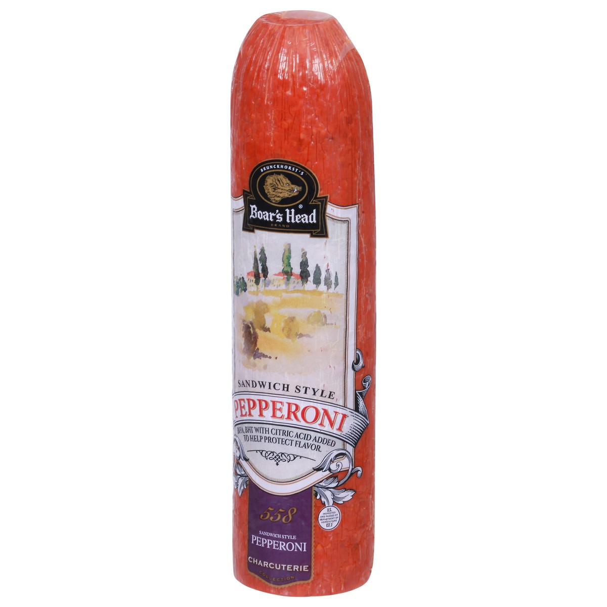 slide 2 of 4, Boar's Head Sandwich Style Pepperoni 1 ea, per lb