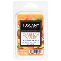 Tuscany Candle Caribbean Market Wax Melts with Essential Oils 6 Each