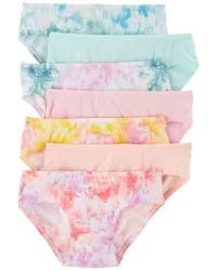 Carter's Toddler 7-Pack Tie-Dye Hipster Stretch Cotton Undies Multi 2-3