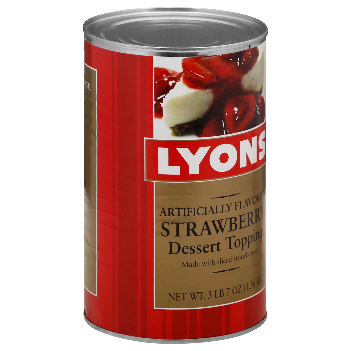 slide 6 of 13, Lyons Strawberry Dessert Topping 55 oz, 55 oz