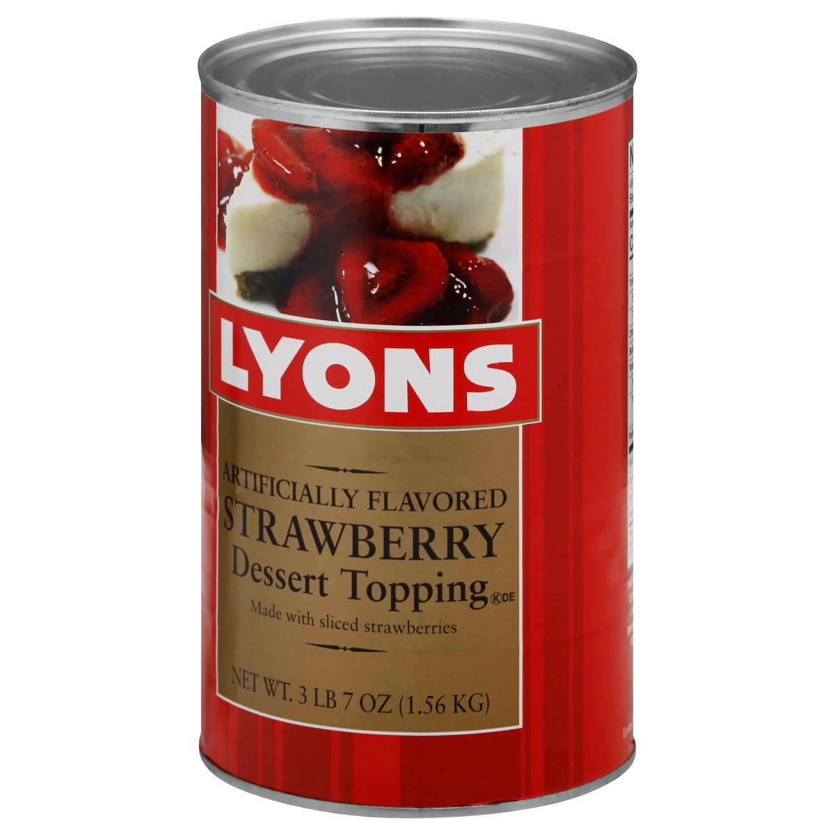 slide 3 of 13, Lyons Strawberry Dessert Topping 55 oz, 55 oz