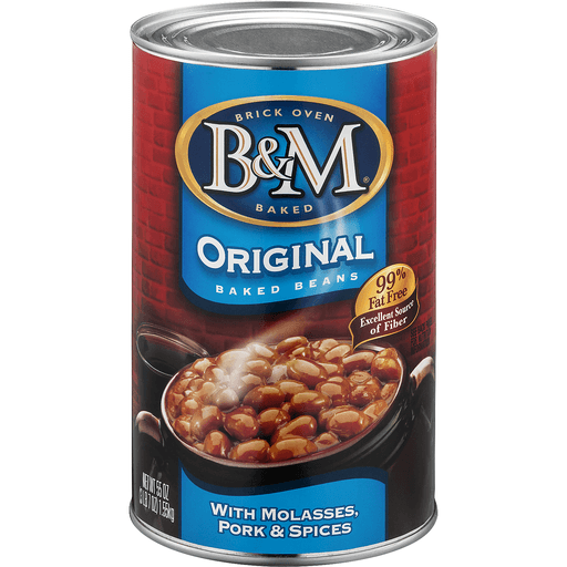 slide 1 of 6, B&M Original Baked Beans, 55 oz