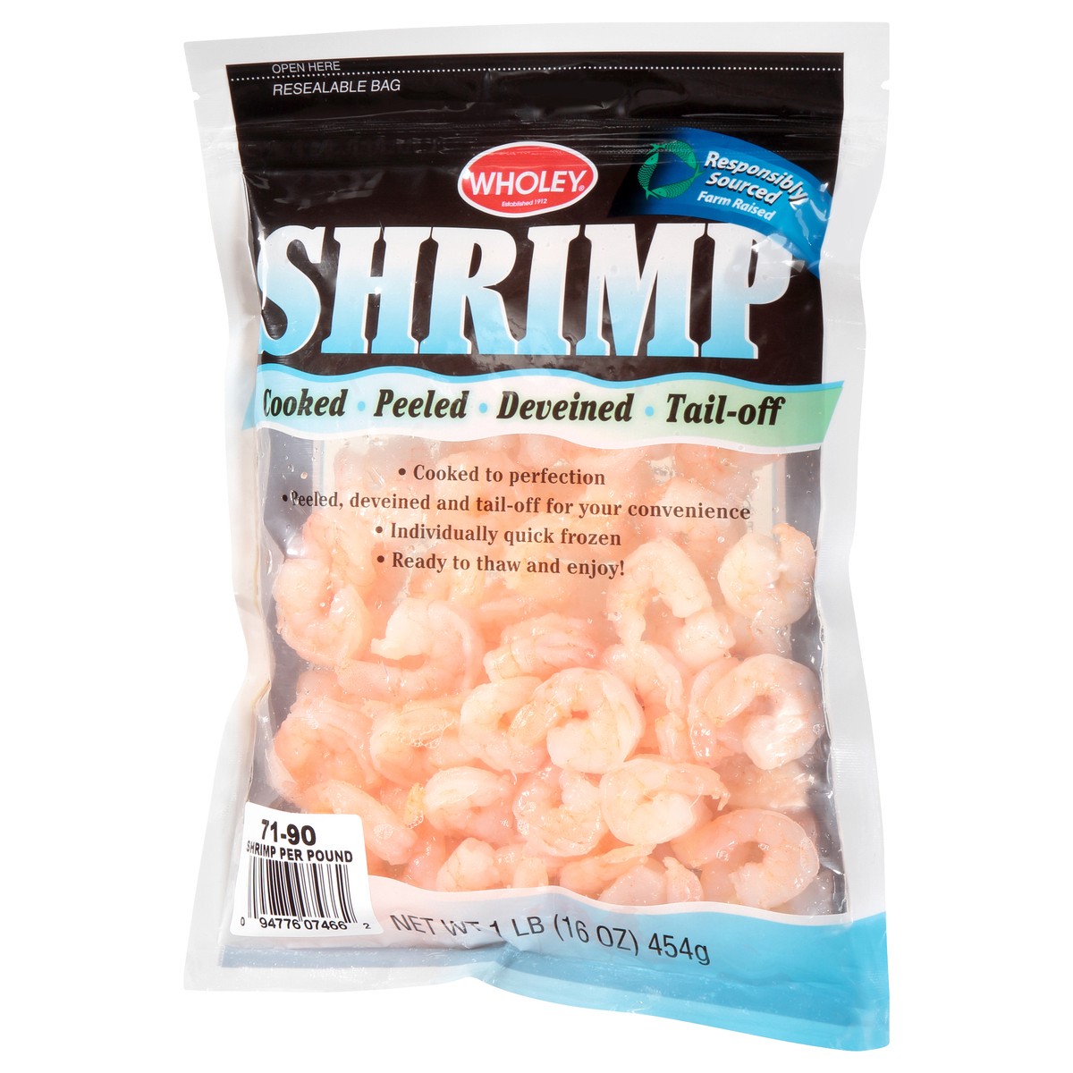slide 5 of 13, Wholey Cooked Shrimp 1 lb, 1 lb