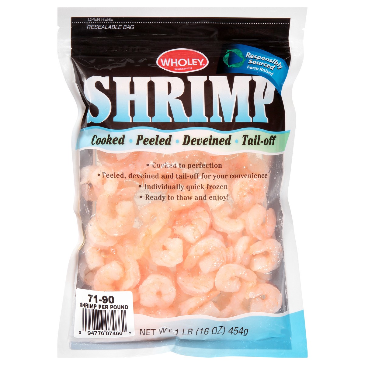 slide 10 of 13, Wholey Cooked Shrimp 1 lb, 1 lb